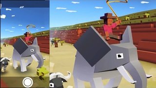 Ride a Buffalo Zebra Elephant and more Animal with Rodeo Stampede | Zoo Game for Chiledren