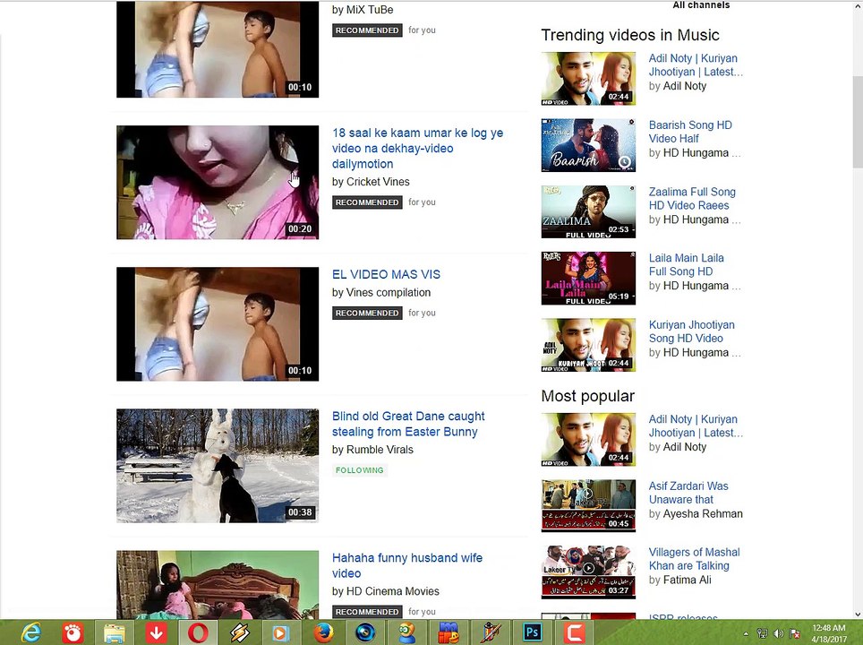 Dailymotion CIA Promote Adult Videos in Children's section and reject my Video without any Copyright Issue.