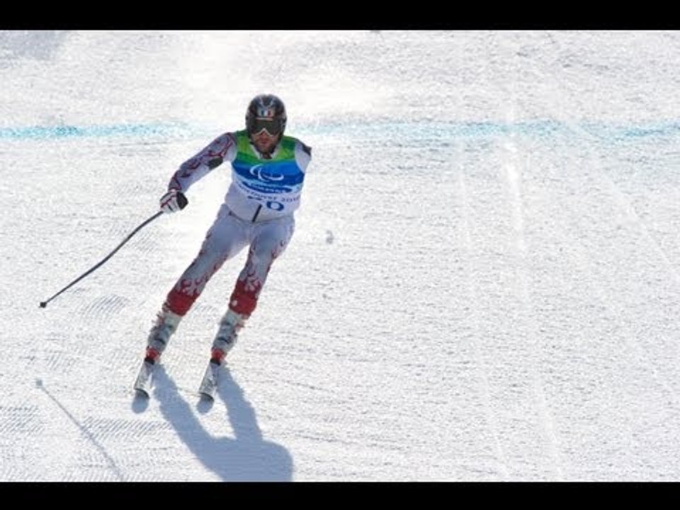 Giant slalom standing second run - alpine skiing - Vancouver 2010 Winter Paralympics