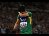 No. 9 Moment of Year: Yohansson Nascimento finishing 100m T46 race