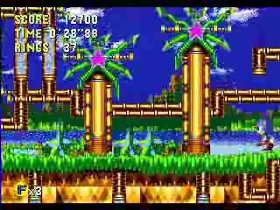 Sonic CD : Premier boss