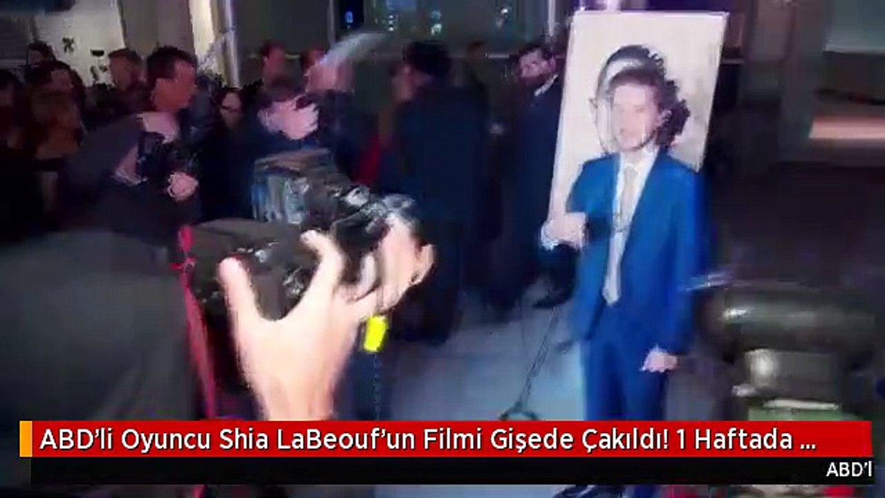 ABD'li Oyuncu Shia LaBeouf'un Filmi Gişede Çakıldı! 1 Haftada 3 Kişi İzledi
