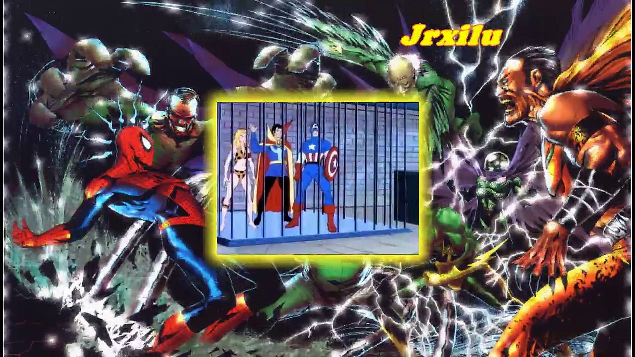 DESENHO HOMEM ARANHA E OS 7 HEROIS FINAL