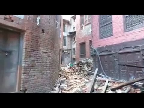 Scenes of Destruction in Bhaktapur | Nepal Earthquake | Coconuts TV