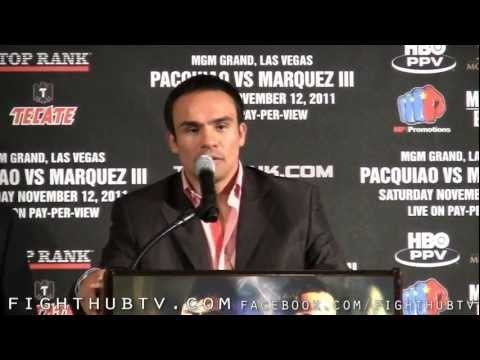 Manny Pacquiao vs. Juan Manuel Marquez 3- Los Angeles Press Conference Highlights