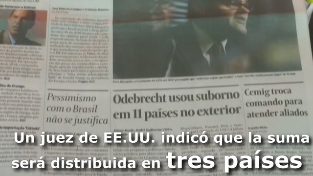 Juez de EE.UU. multa a Odebrecht con 2.600 millones de dólares por los sobornos