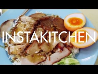 Instakitchen Bangkok E3: Sri Morakot red pork on rice (khao moo daeng)