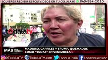 Maduro, Capriles y Trump, quemados como “Judas”-MásQue Noticias-Video