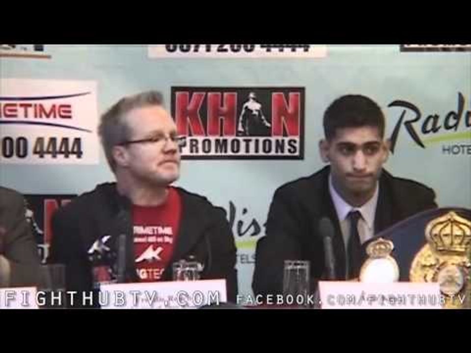 Amir Khan vs. Paul McCloskey: Press Conference Highlights