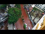 Dhaka roads run in blood after animal scarifies during Eid-al-Adha, watch here | Oneindia News