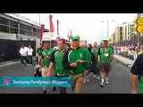 IPC Blogger - Ireland entering the Paralympic Closing Ceremony, Paralympics 2012