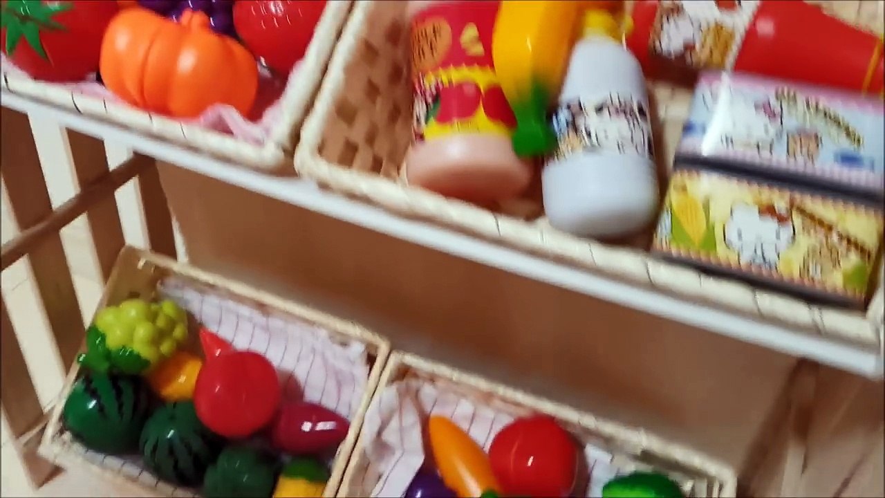 ダッフィーはじめてのおつかい ミニーちゃんのショッピングカートでお買い物ごっこ！メルちゃんがおてつだい！