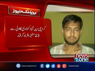 Over 23 suspects held in overnight Karachi raids