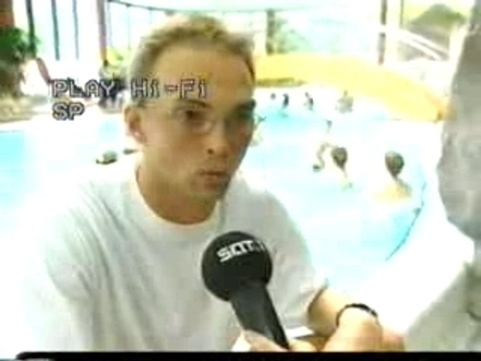 Aquakickpunchaufnahme