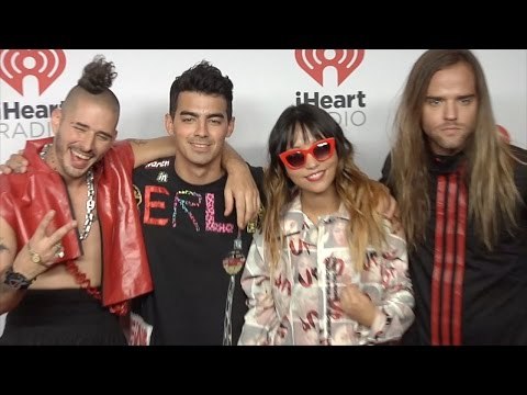 Joe Jonas New Dance Band DNCE // iHeartRadio Music Festival 2015 Red Carpet Arrivals