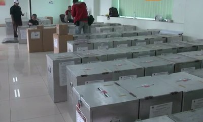 JakPus Terima Distribusi Logistik Pilkada DKI Putaran 2