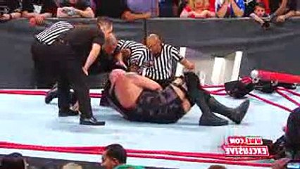 Big Show exits the arena following the destructive conclusion of Raw- Raw Fallout, April 17, 2017