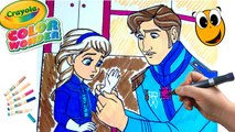 Crayola Coloring Pages Disney Frozen Queen Elsa Princess Anna Coloring Page Videos For Children
