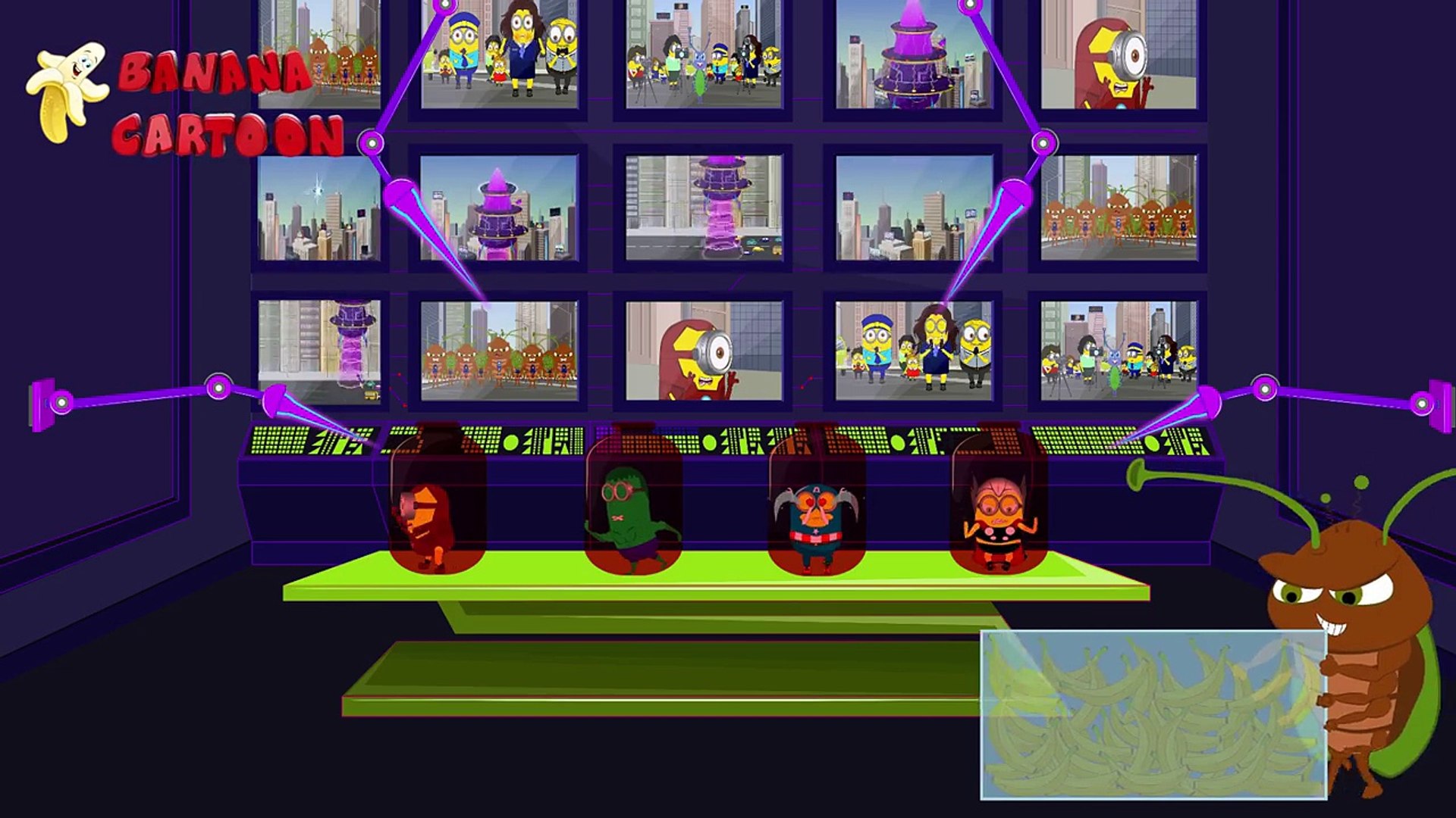 Minions Superheroes Adventures Mini Movies - Funny Cartoon