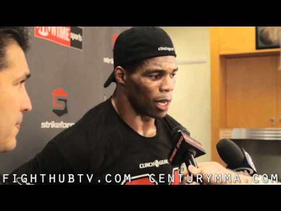 Herschel Walker vs. Scott Carson post fight highlights