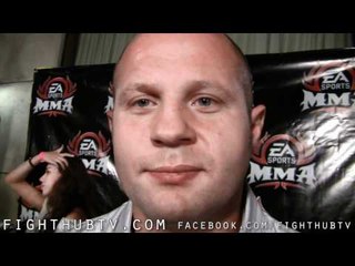 Fedor Emelianenko " When my career ends, the UFC will be sorry"
