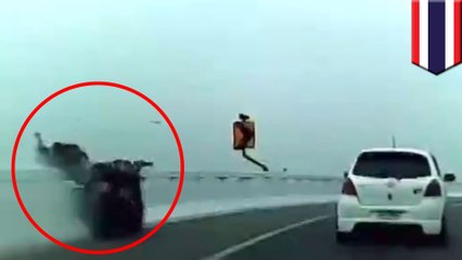 태국 거주 독일인, 모터사이클 타다 추락해 사망, 알고보니 병원가던 중