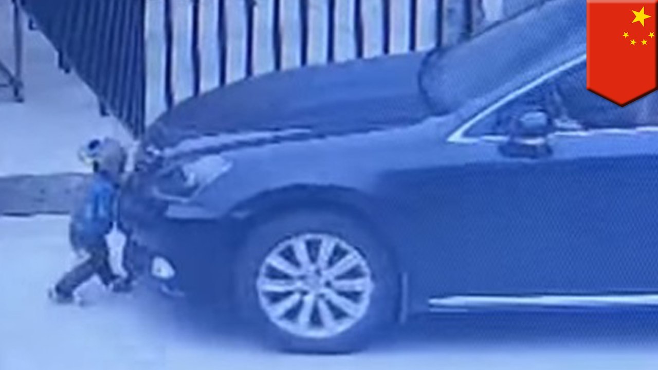 Boy run over by car survives: Toddler gets run over by man talking on cellphone in China - TomoNews