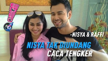 Adik Raffi Mengaku Tidak Diundang Caca Tengker - Cumicam 19 April 2017