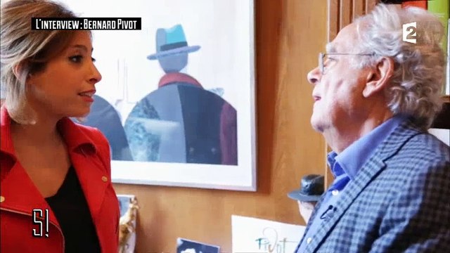 Léa Salamé réalise un fantasme en rendant visite à... Bernard Pivot ! Regardez