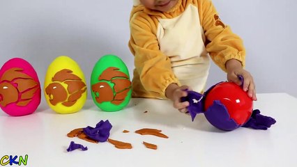 Disney The Lion Guard Play-Doh Surprise Eggs Opening Fun With Kion  Ckn T