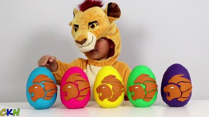 Disney The Lion Guard Play-Doh Surprise Eggs Opening Fun Wit