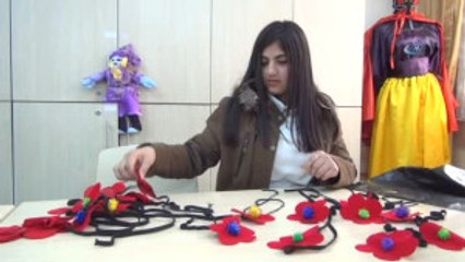 Çöp Poşetleriyle 23 Nisan'a Hazırlanıyorlar