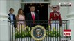 Melania Trump rappelle à l’ordre son mari pendant l’hymne