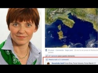 Napoli - "Forza Vesuvio, Forza Etna", condannata la leghista Donatella Galli (17.03.17)