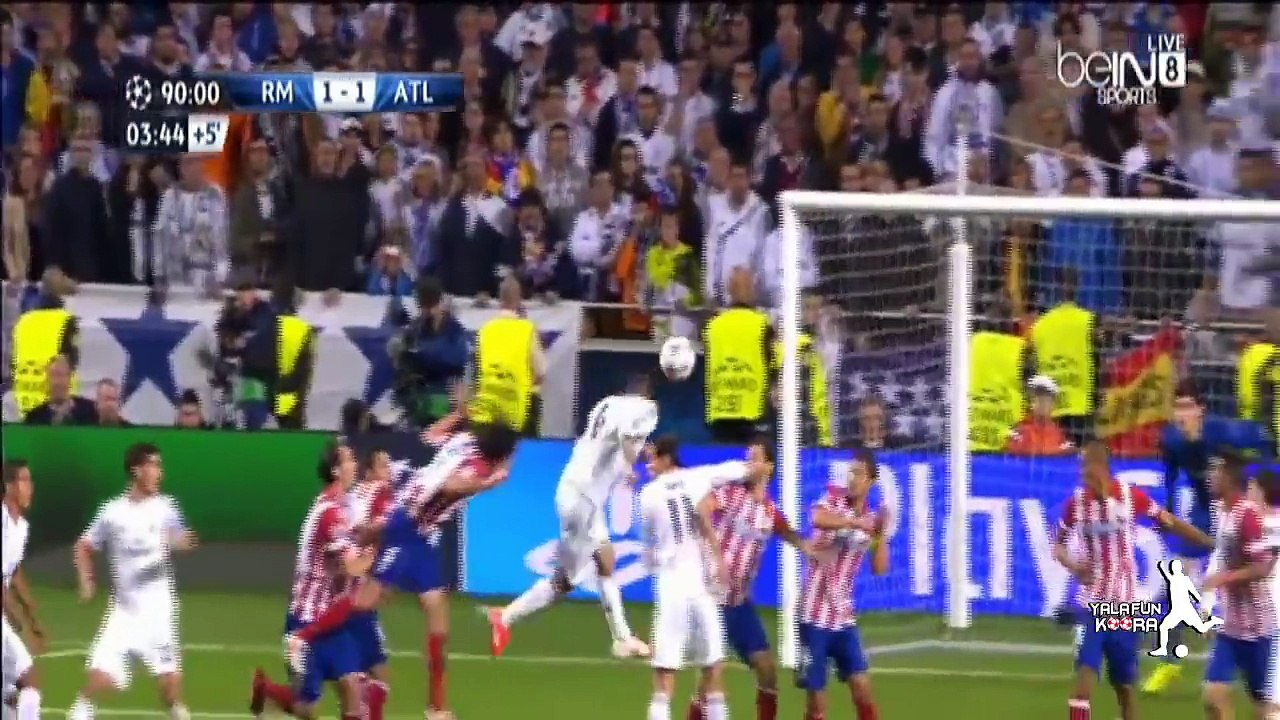 شاهد اهداف مباراة ريال مدريد -  واتلتيكو مدريد  4 - 1 تعليق رؤوف خليف نهائي ابطال اوربا2014