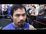 An inside look at Manny and Team Pacquiao before Margarito bout