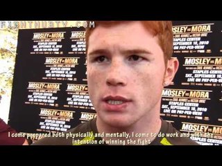 Saul "Canelo" Alvarez talks Baldomir, fame and Chavez Jr.