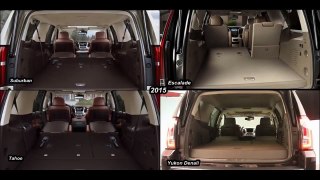 [2015] Cadillac Escalade vs. Chevy Suburban vs.