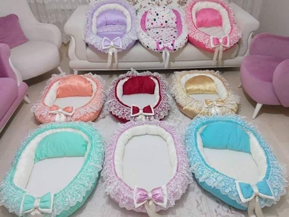 خطوات خياطة مفرش للاطفال لوندو Tutorial How to sew a babynest