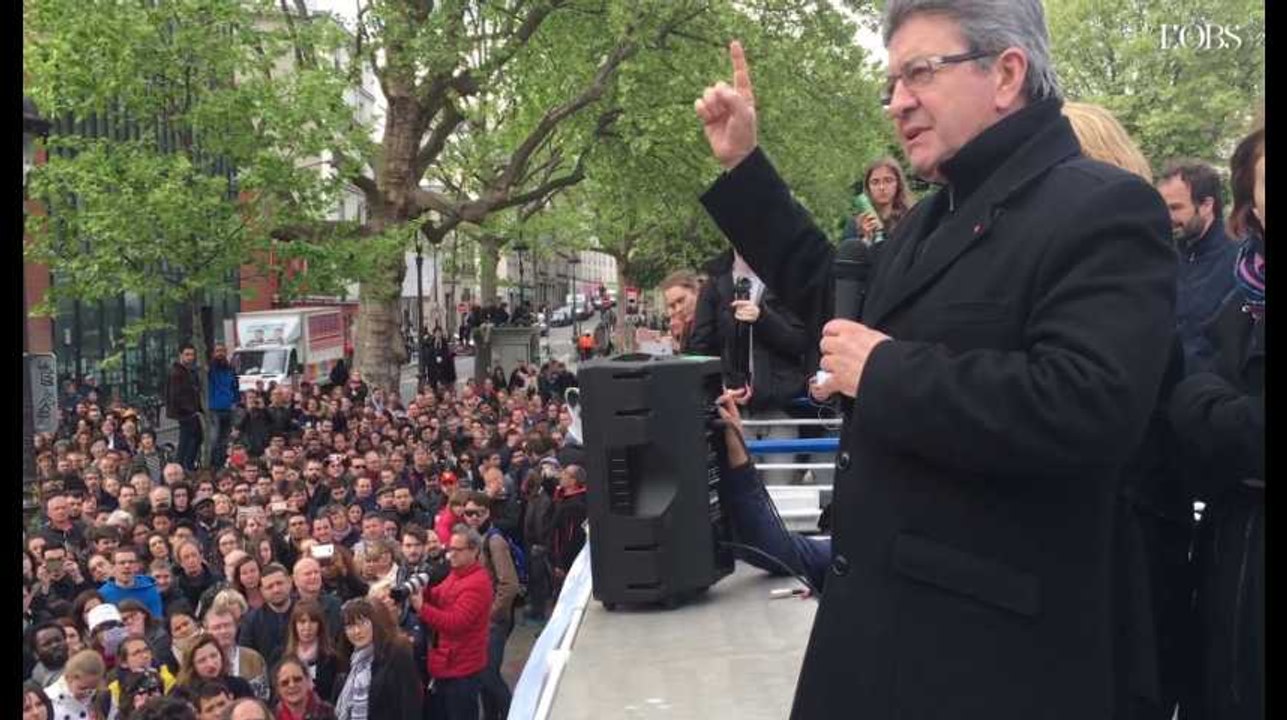 Mélenchon fait scander "Liberté, Egalité, Frate...