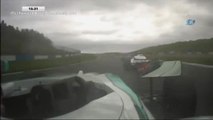 İngiltere'de Formula 4 Yarışında Korkutan Kaza