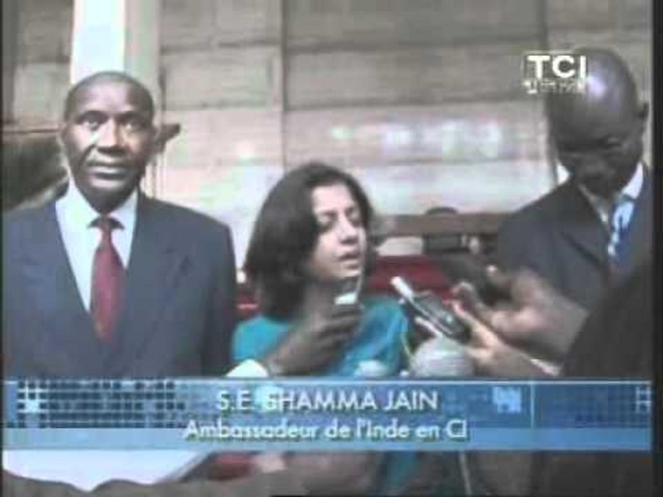 Audience du Président Alassane Ouattara accordée à l'ambassadrice de l'Inde