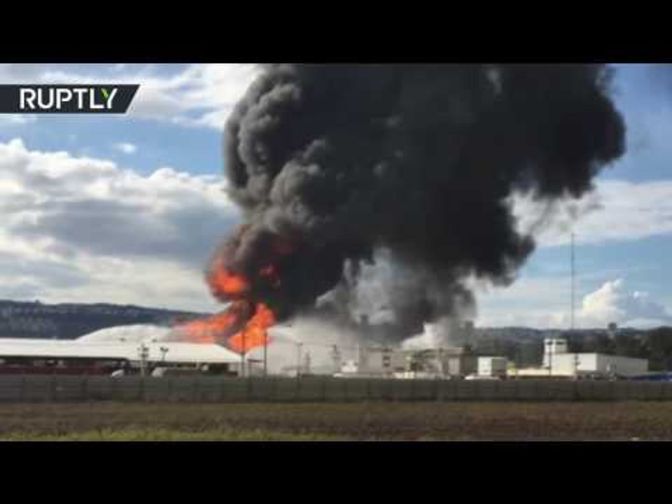 Smoke & flames: Huge fire breaks out at Haifa oil refinery in Israel