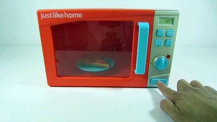 Just Like Home Microwave Oven Toy Playset Pr