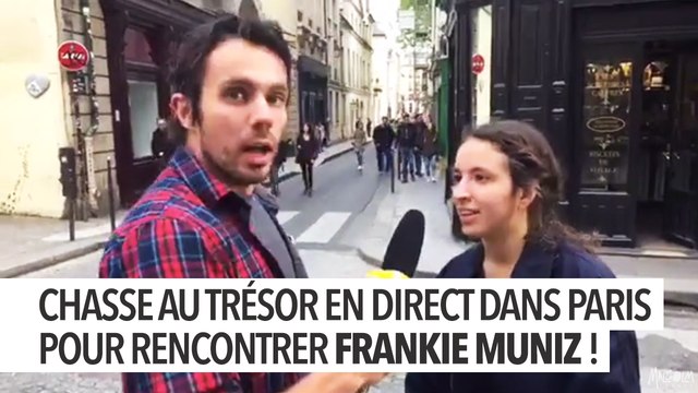DIRECT quelque part dans Paris pour gagner votre rencontre avec Frankie Muniz