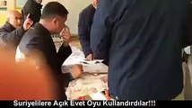 Referandumda Suriyelilere Açık Evet Oyu Kullandırdılar