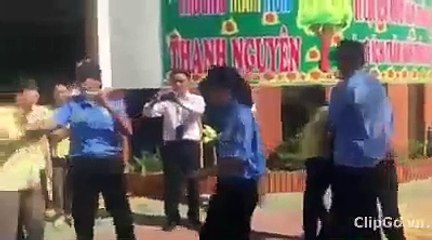 [ClipGo.vn] Công an kết luận vụ bảo vệ rút súng, còng tay chủ trường
