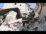 Castelluccio di Norcia (PG) - Terremoto, recupero beni in un ristorante (18.04.17)