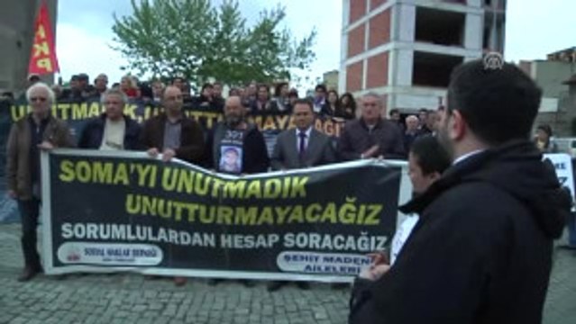 Soma'daki Maden Faciasına Ilişkin Dava Akhisar Ağır Ceza Mahkemesi Duruşma Salonunda Görülmeye...