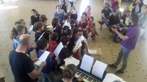 vidéo du stage d'initiation à la musique (Ecole de musique d'Escorneboeuf)